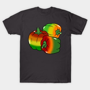 Three Rainbow Bell Peppers T-Shirt